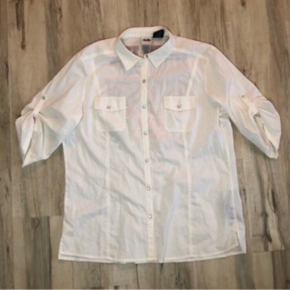 Harley-Davidson Cream Shirt with Graphic - Picture 6 of 7